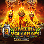 3 Blazing Volcanoes Power Combo – Microgaming