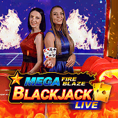 Mega Fire Blaze Blackjack Live by Playtech