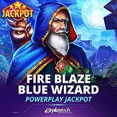 Fire Blaze: Blue Wizard™ Powerplay Jackpot by Playtech